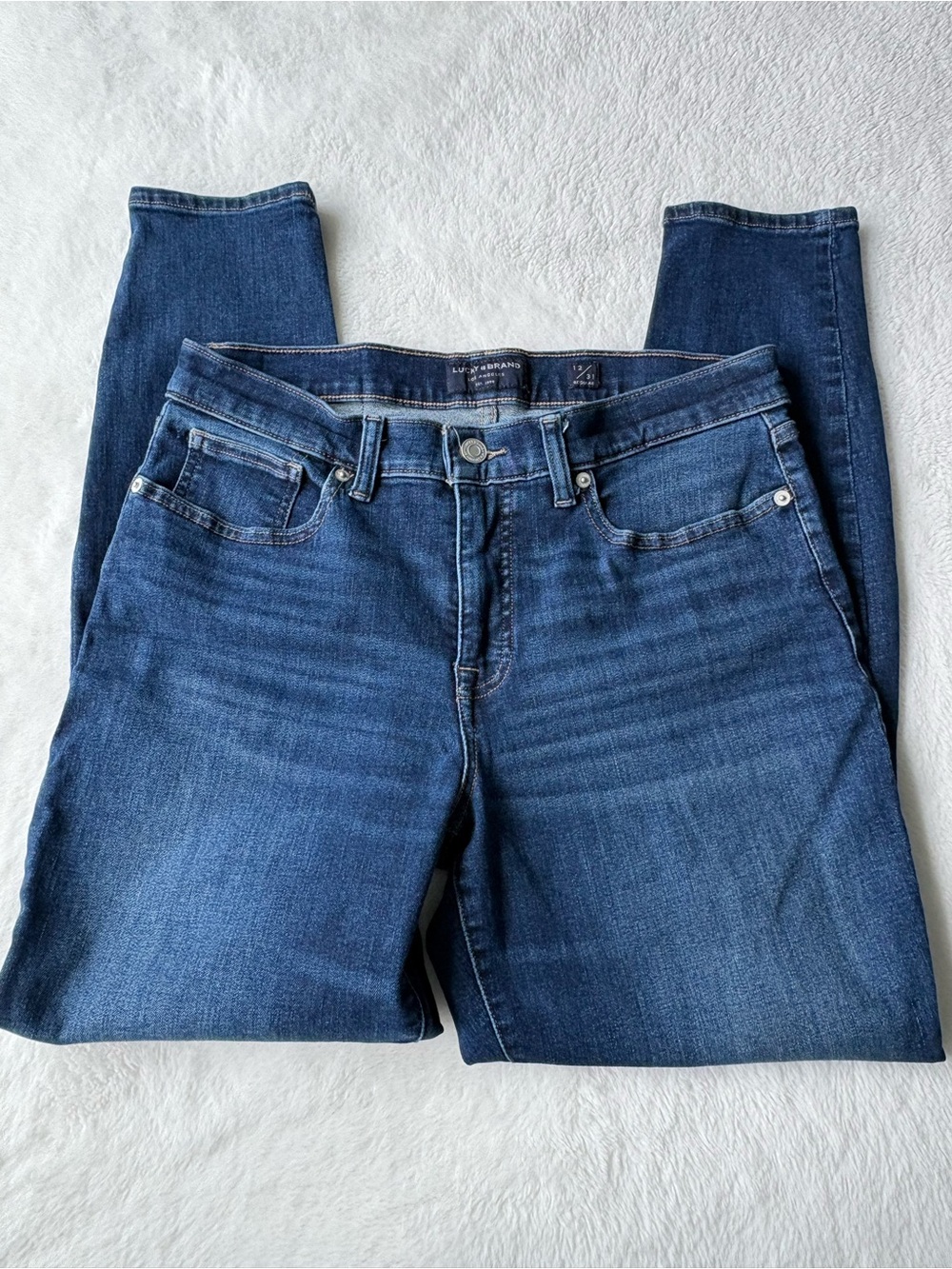Lucky Brand Mid Rise Super Skinny Ava Jeans - Picture 2 of 7